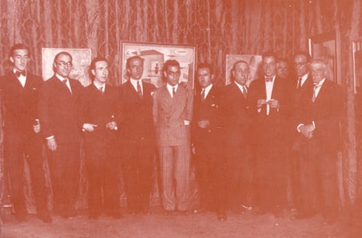 1929 Exposición en el Salón del Heraldo de Madrid Grupo de los Independientes.