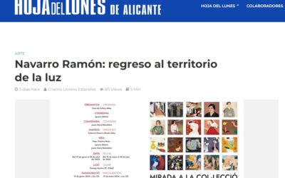 Navarro Ramón: regreso al territorio de la luz (Cristina Llorens)