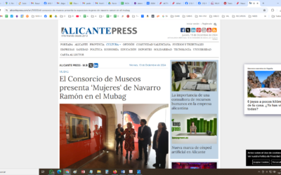 La prensa habla de la exposición ‘Mujeres’ de Navarro Ramon en el Mubag