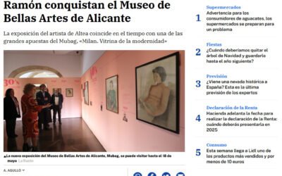 Las mujeres del pintor Navarro Ramón conquistan el Museo de Bellas Artes de Alicante (A.Agulló – La Razón)